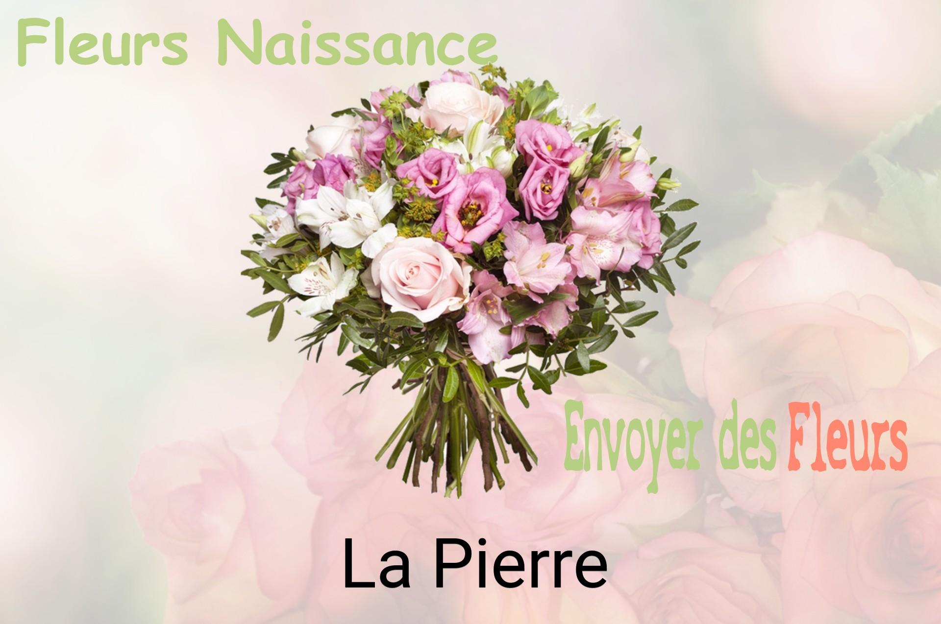 Bouquet de fleurs de naissance livré à La Pierre